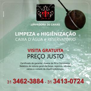 Limpeza Caixa D´agua - Nova Lima/BH
