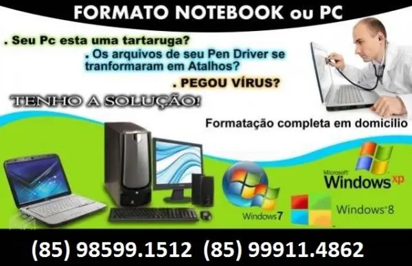 Técnico de Informática em Domicílio em Fortaleza