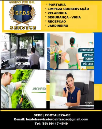 Terceirização de Mão de Obra de Portaria, Zeladoria, Limpeza, Vigia, outros