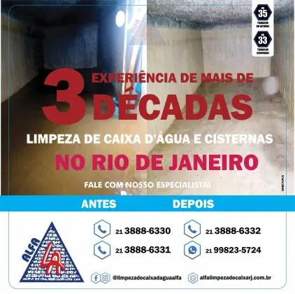 Limpeza Reservatório de Água - Praia de Baia