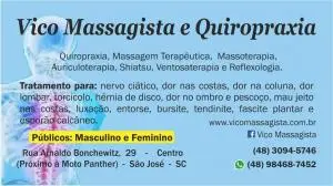 Dor no nervo ciático - Massagem - Centro - São José SC
