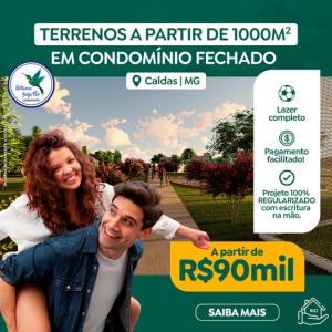 Loteamento Estância Beija Flor,Caldas MG. R$90.000,00