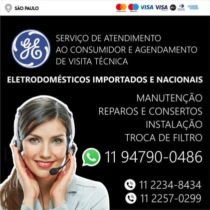 Reparo de Side By Side GE - Jardim Esmeralda