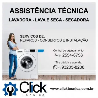 Assistência de secadoras de roupas da Brastemp, Electrolux e Samsung