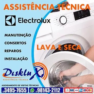 Assistência para lavadora de roupas da Electrolux