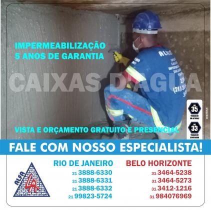 Impermeabilização de Caixa D'água - Nova Friburgo