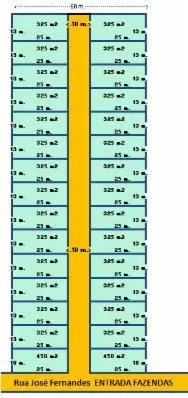 Terrenos para 25 lotes de Fortim, 120 m x 6 m com Escritura Notaria