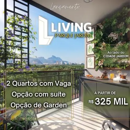 ✨LIVING PARQUE JARDIM ao Lado da Cidade Jardim - Barra ✨