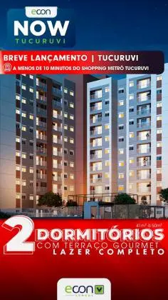 APARTAMENTOS de 1 e 2 Dorm. na melhor região da ZN.