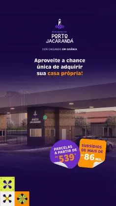 Residencial Porto Jacarandá - Região Noroeste de Goiânia