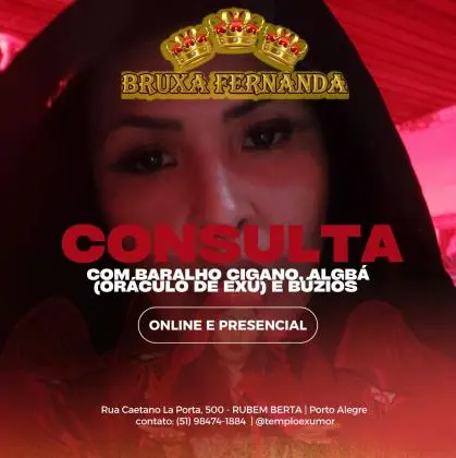 magia negra Porto Alegre - Bruxa Fernanda