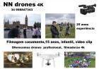 Filmagem e edição profissional com drone e filmadoras formato 4k