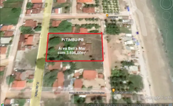 PITIMBU-PBBRASIL - ÁREA BEIRA MAR COM 3.696, 00M2