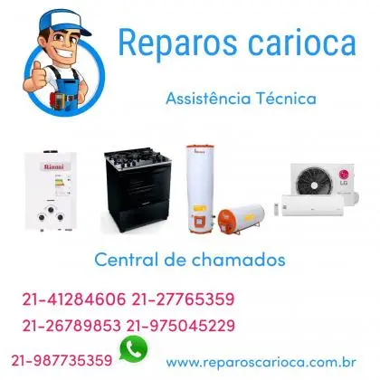 RINNAI RECREIO DOS BANDEIRANTES CONSERTO DE AQUECEDORES RINNAI RJ