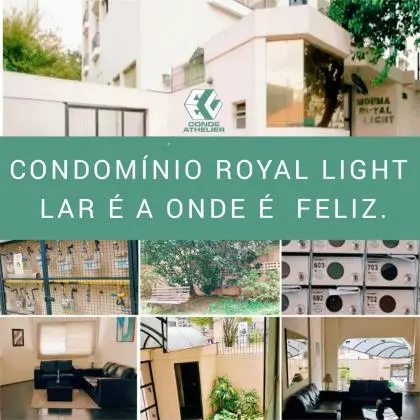 Loft Condomínio Royal Light completo uso imediato