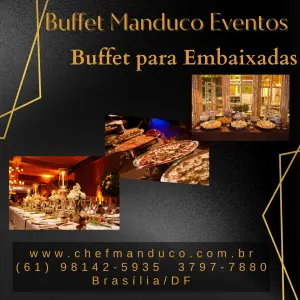 Buffet diplomático para Embaixadas em Brasília DF