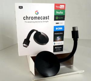 Chromecast 4K TV Streaming 2.4 GHz Wi-Fi