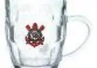 Caneca Vidro 310ml Com Abridor - Corinthians