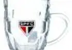 Caneca Vidro 310ml Com Abridor - SPFC