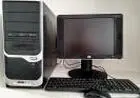 Computador Core 2 Quad, Wi-Fi integrado, internet sem fio. Monitor Hp