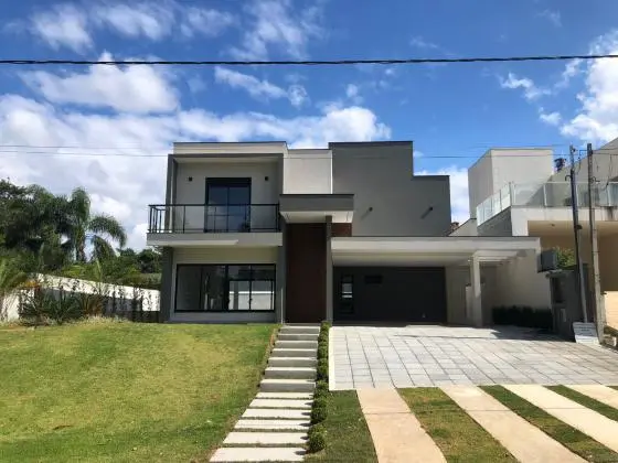 CASA LINDA PARA VENDA NO CONDOMINIO CAPITAL VILLE FACHADA INPONENTE R$1.890.000