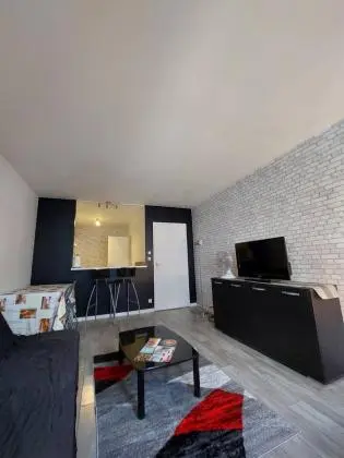 Espaçoso apartamento estúdio mobiliado de 55 m2