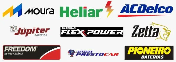 Linha Completa Baterias Garantia 24m Entrega Instalação Grátis SP