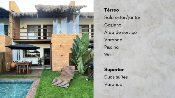 vendo casa nova mobiliada 2 suites na praia do Marceneiro