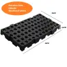 Estrados Pallet piso plástico 50x25x4, 5