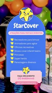 StarCover produtora de recreação personagens show cover 11948594445