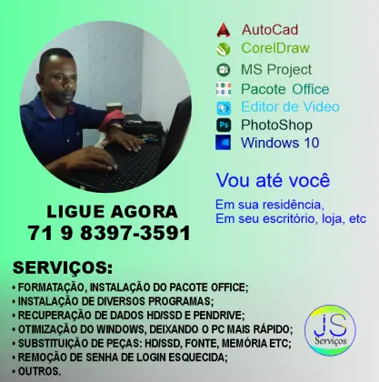 Técnico de Informática - Formatação, Manutenção, Montagem
