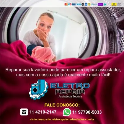 Consertos para máquina de lavar roupas