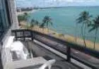 alugo apto 2 quartos suite frente mar completo mobiliado 2 vgs