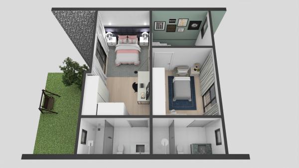 Pré venda (projeto na planta) de lindo Triplex Geminado localizado no bairro América, município d