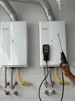 manutenção de aquecedor a gás