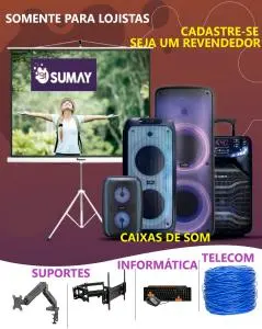 caixas de som sumay