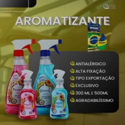 Aromatizantes rosa de 500ML Fragâncias: Ficxacion