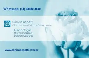 Clínica Benatti - Clínica Ginecológica em São Paulo especializada no atendimento da saúde da mu