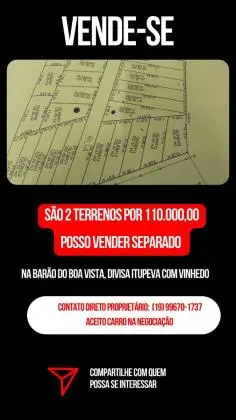 VENDO 2 TERRENOS