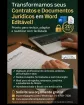 Digitação de Contratos e Documentos Jurídicos no Word Editável – Segurança, Agilidade e Profi