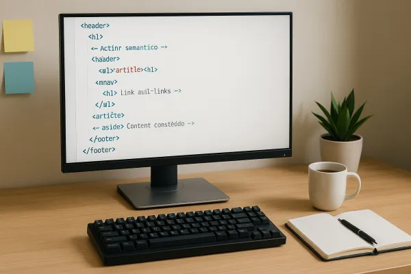 HTML Semântico: A Base de um Código Organizado e Acessível