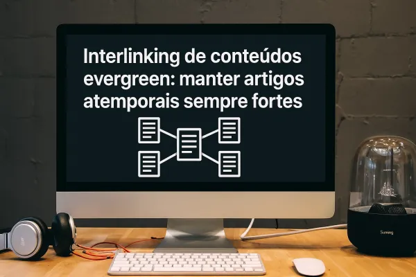 Interlinking de conteúdos evergreen: manter artigos atemporais sempre fortes
