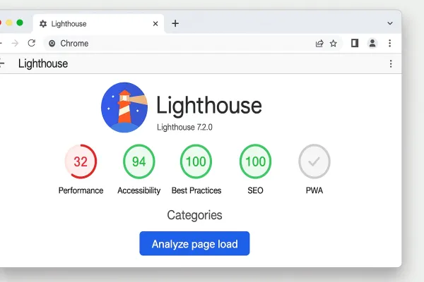 Lighthouse (Integrado ao Chrome): Ferramenta de Otimização de Sites