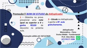 Aula particular - Blumenau/SC - Matemática e Física