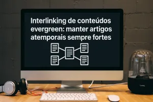 Interlinking de conteúdos evergreen: manter artigos atemporais sempre fortes