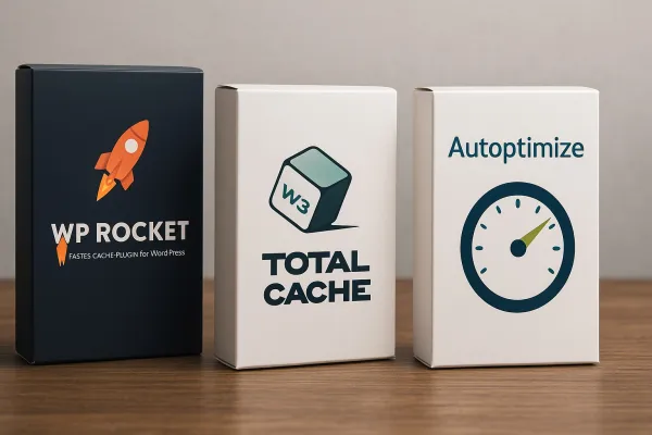 Plugins de WordPress: WP Rocket, W3 Total Cache e Autoptimize para Acelerar Sites