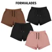 Kit 2 Short Feminino Short curto canelado Leve e soltinho Malha canelada Academia