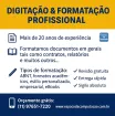 Digitação e formatação de documentos ou trabalhos com qualidade e precisão
