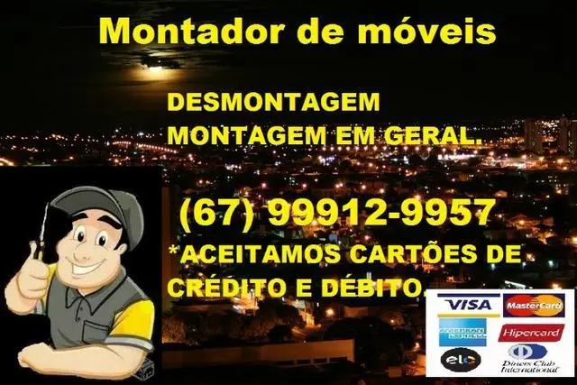 Montador de moveis já com frete