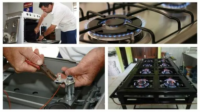 Conserto de fogões.industriais e domestico.chapas.fornos.frangueiras.em geral